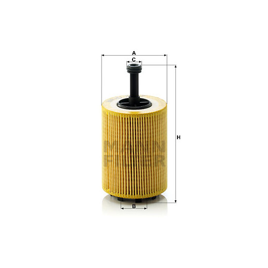 MANN-FILTER HU 719/7 x - Ölfilter - Filter 