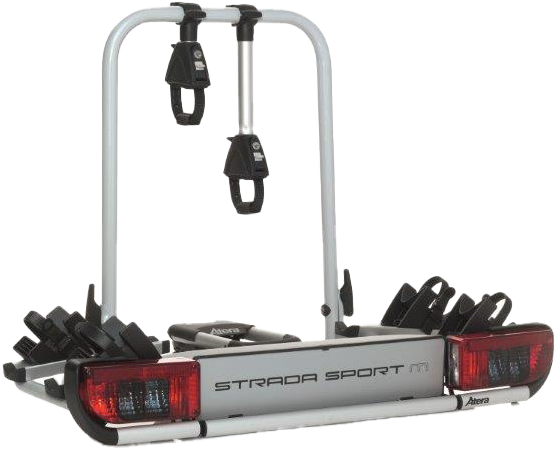 Atera Strada Sport M2 Fahrradträger für 2 Bikes silber