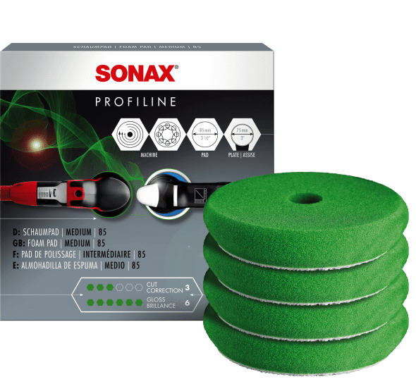 SONAX SchaumPad medium 85 4 Stück
