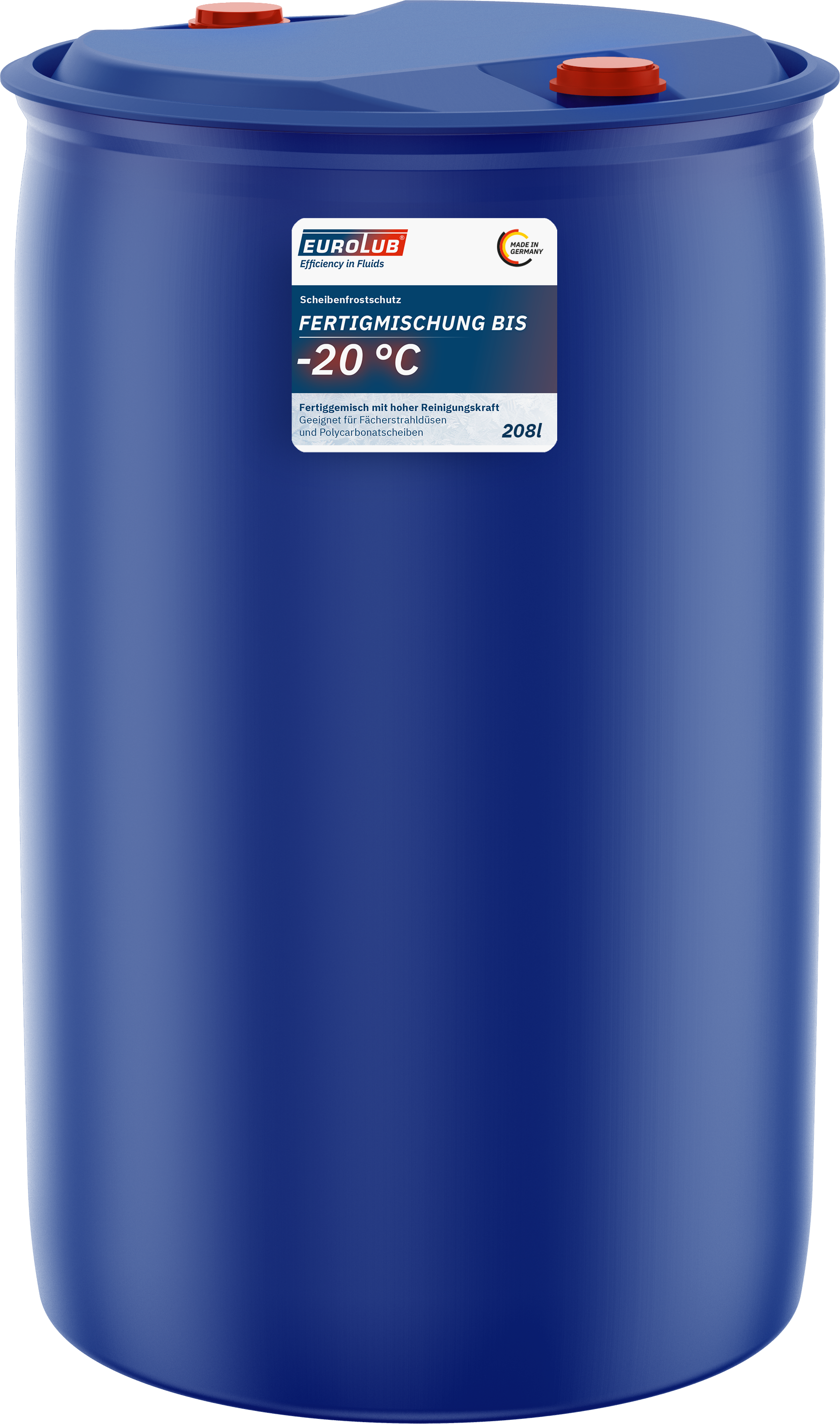 EUROLUB Scheibenfrostschutz Fertigmischung -20°C 208l Fass
