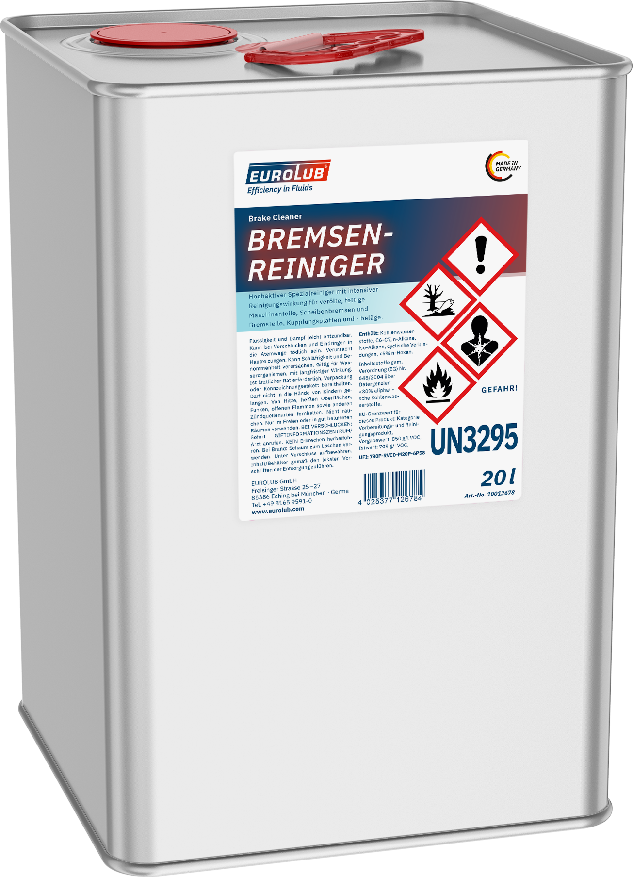 EUROLUB Bremsenreiniger 20l Kanister