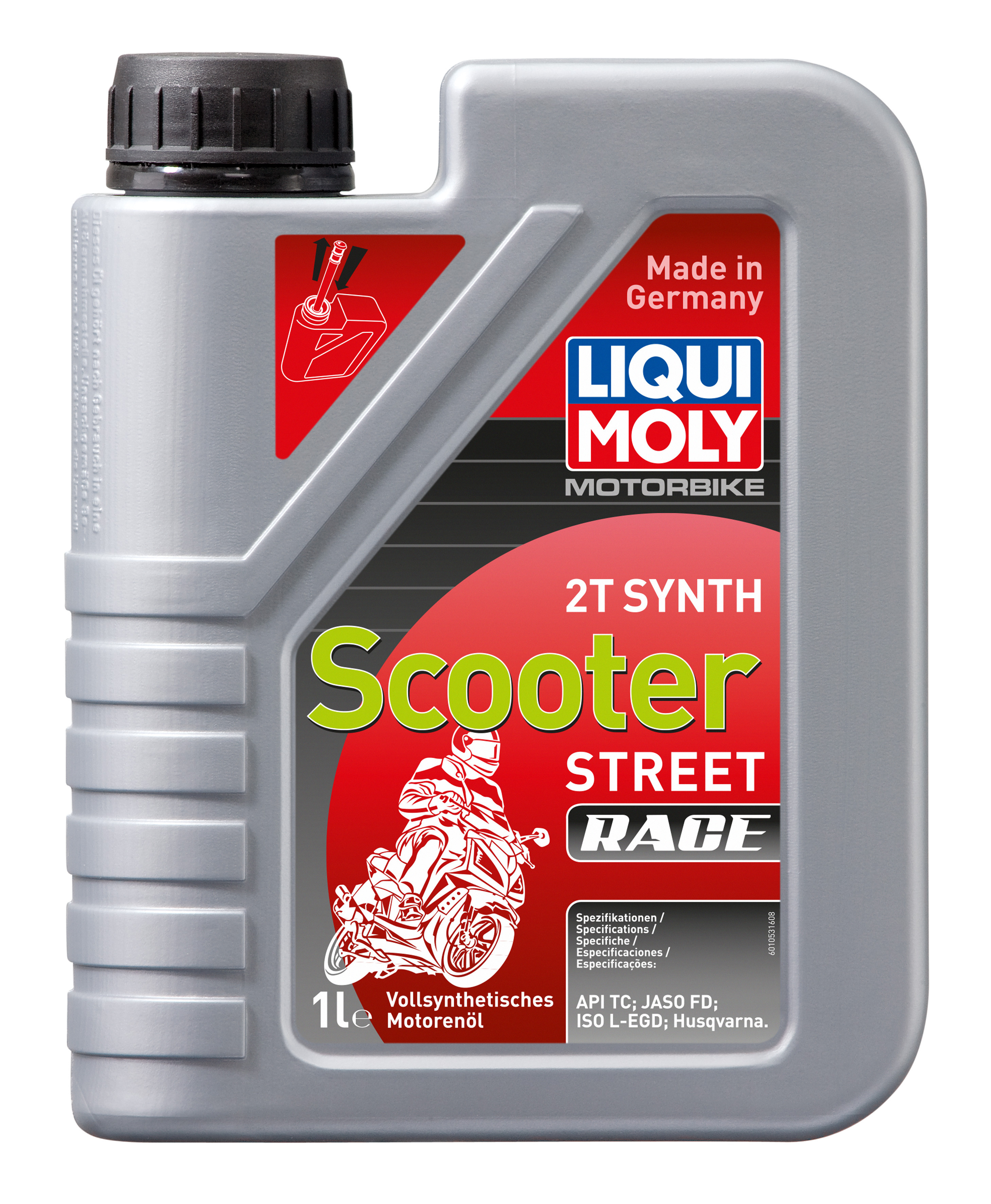 Liqui Moly Motorbike 2T Synth Scooter Street Race vollsynthetisches Motorrad Motoröl 1l