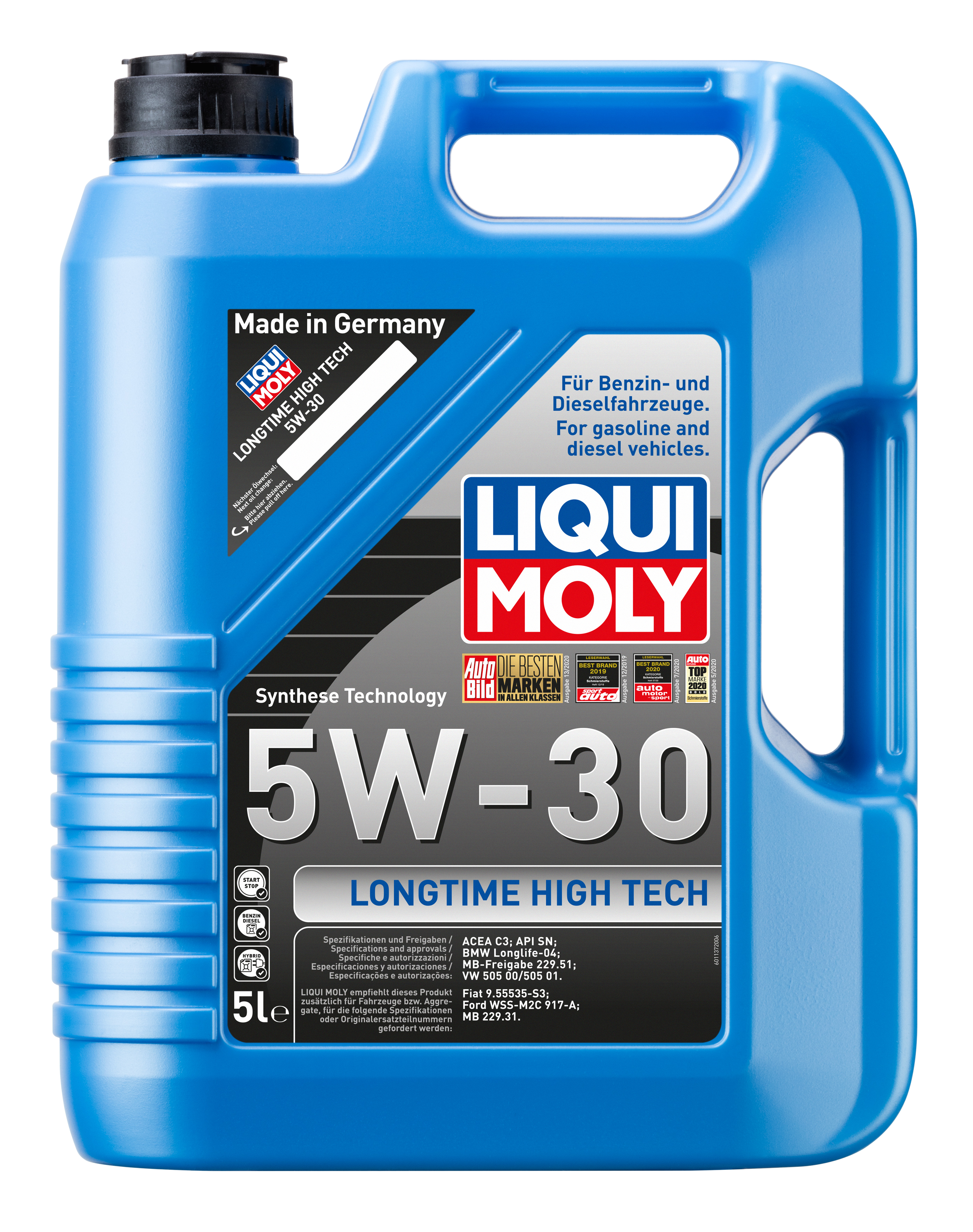 Liqui Moly Longtime High Tech 5W-30 Motoröl 5l