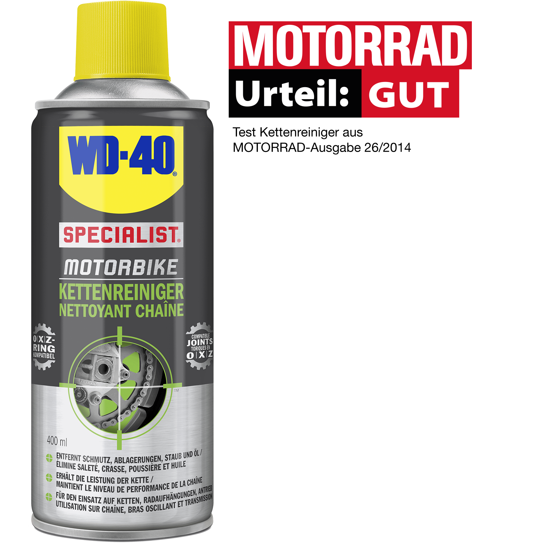 WD-40 Motorbike SPECIALIST Kettenreiniger 400ml