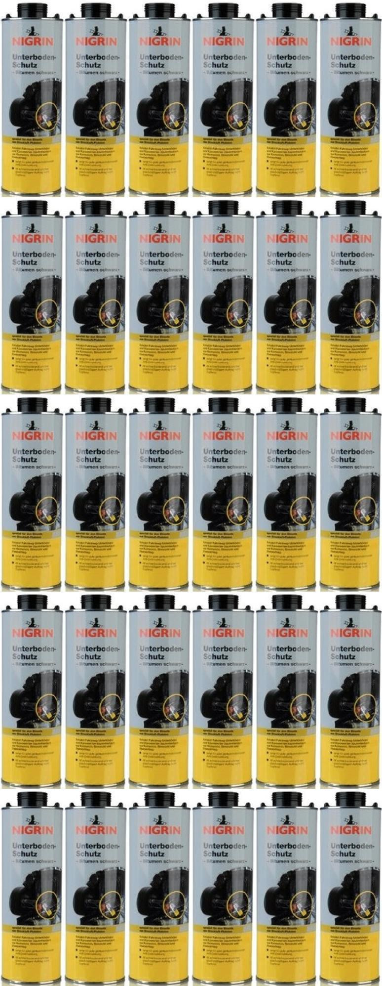 Nigrin Unterbodenschutz 1000 ml, Pistolendose 30x 1l = 30 Liter