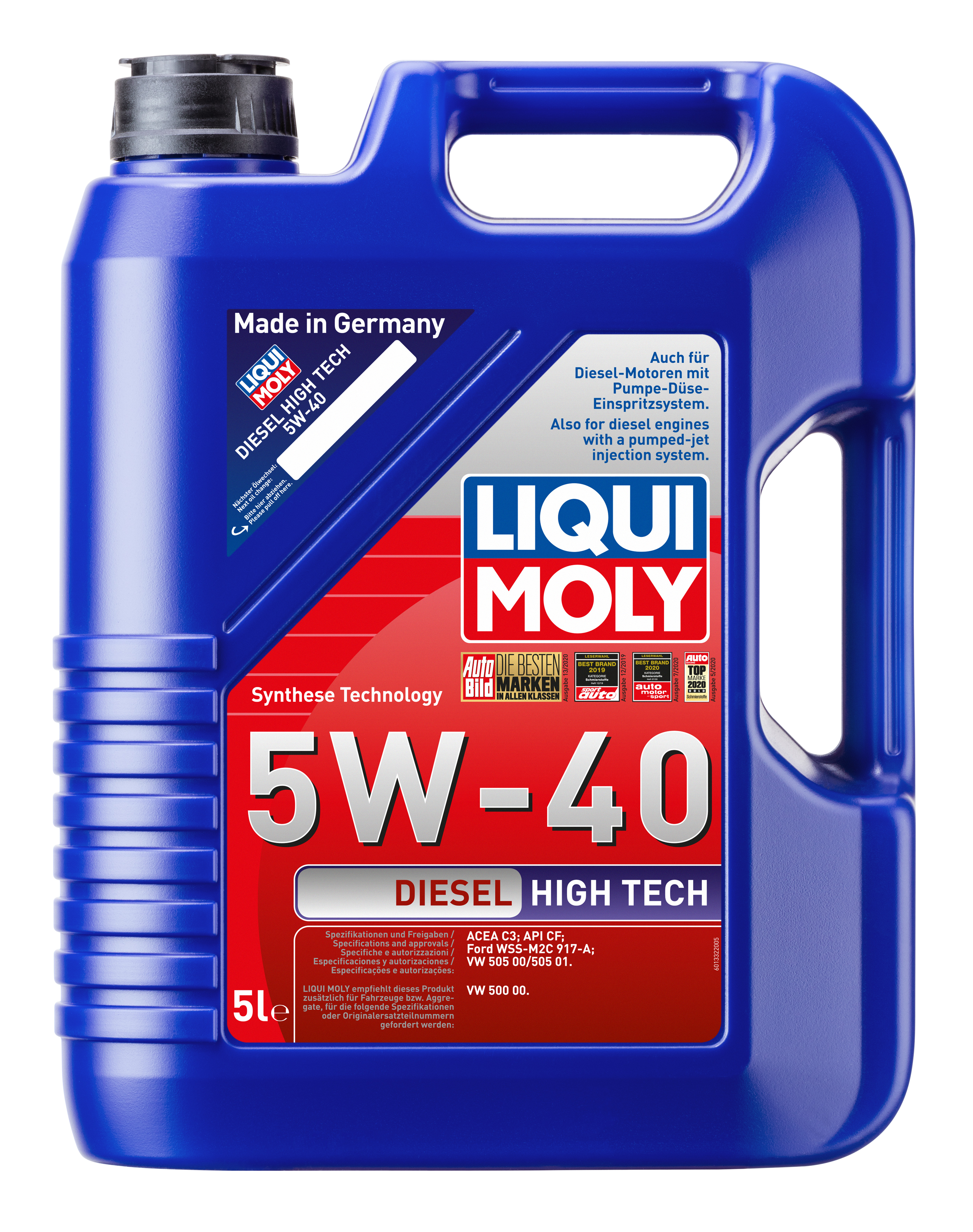 Liqui Moly Diesel High Tech 5W-40 Motoröl 5l