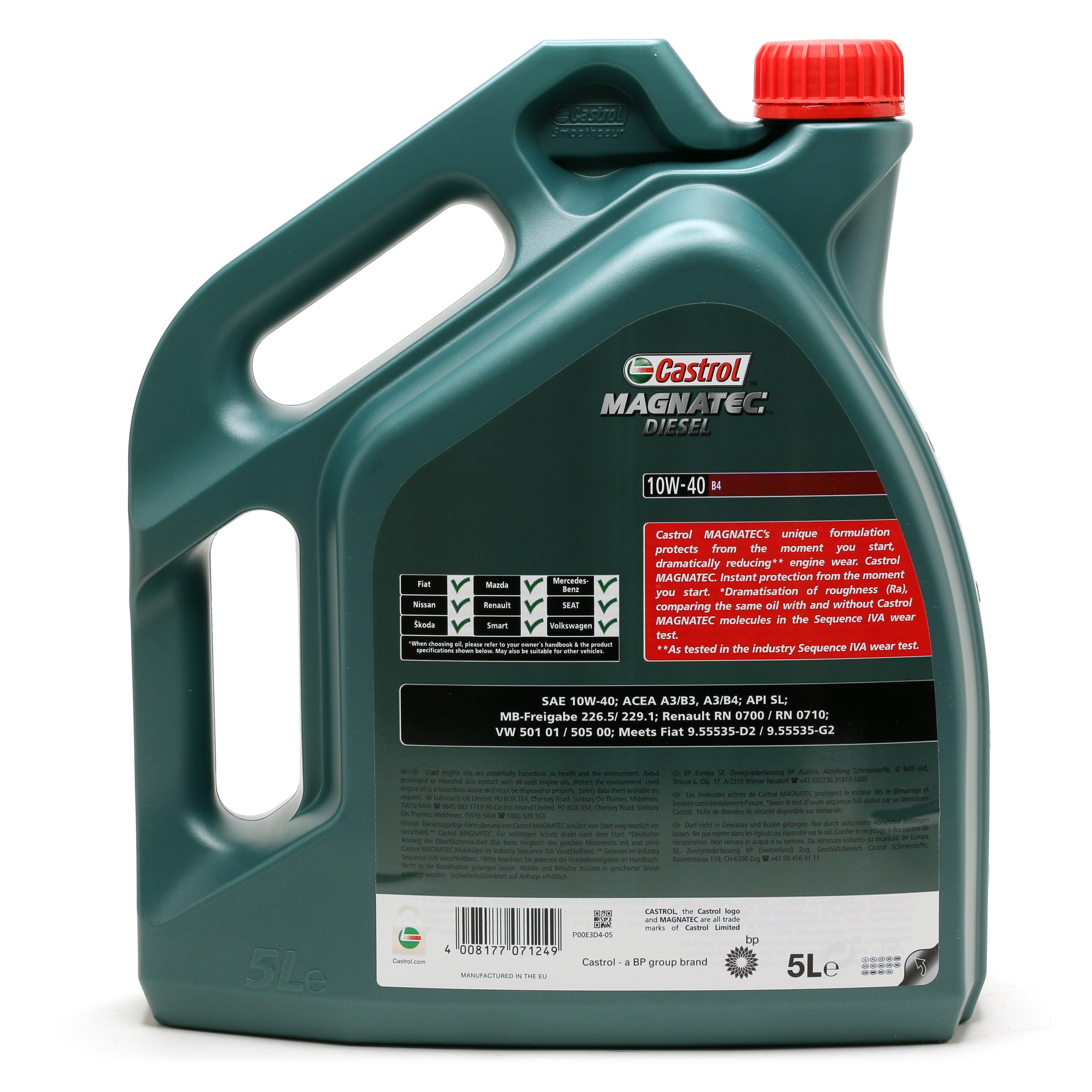 Castrol Magnatec 10W-40 B4 Diesel Motoröl 5l Kanne