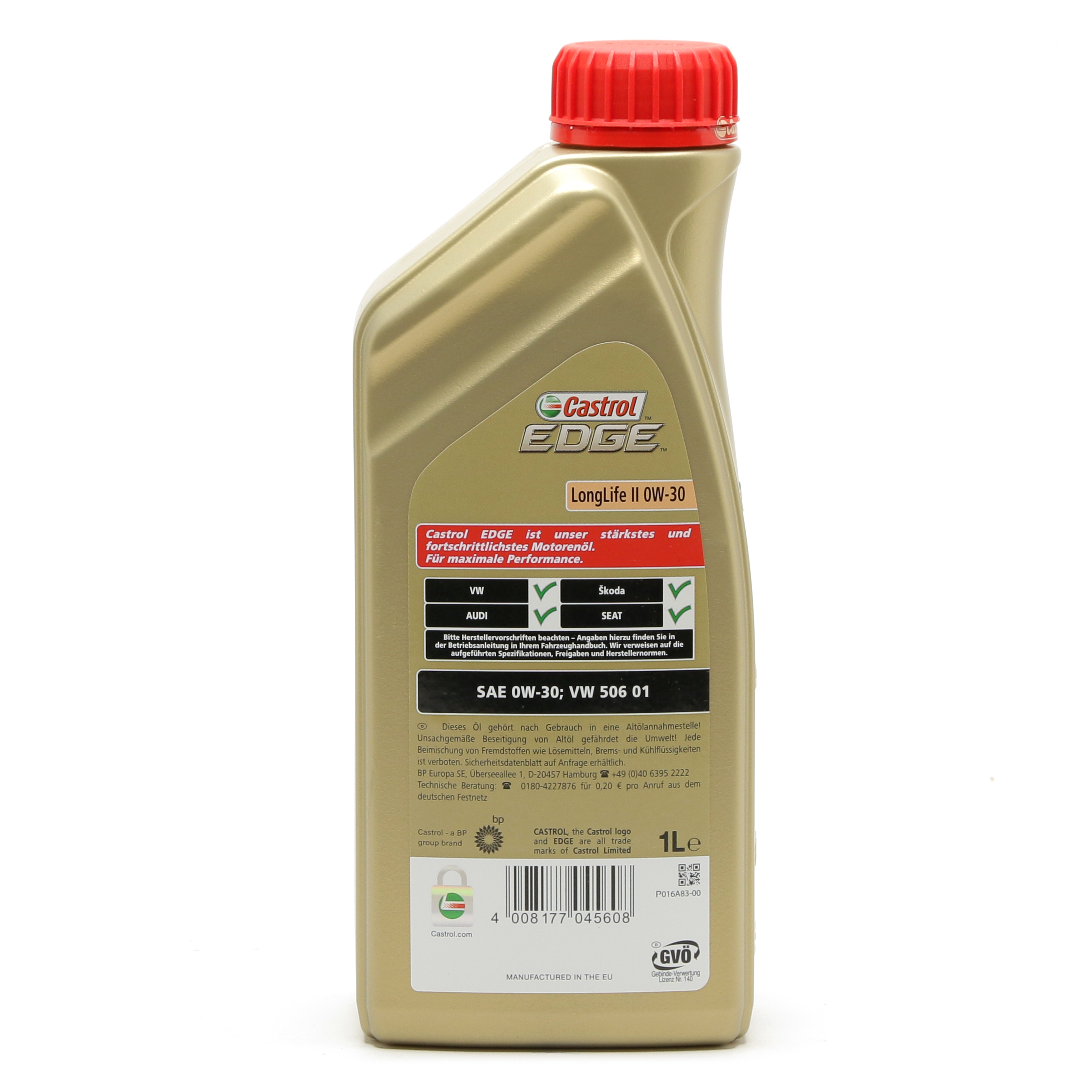 Castrol Edge Longlife II 0W30 Fluid Titanium (ex. FST) Motoröl 1l (VW