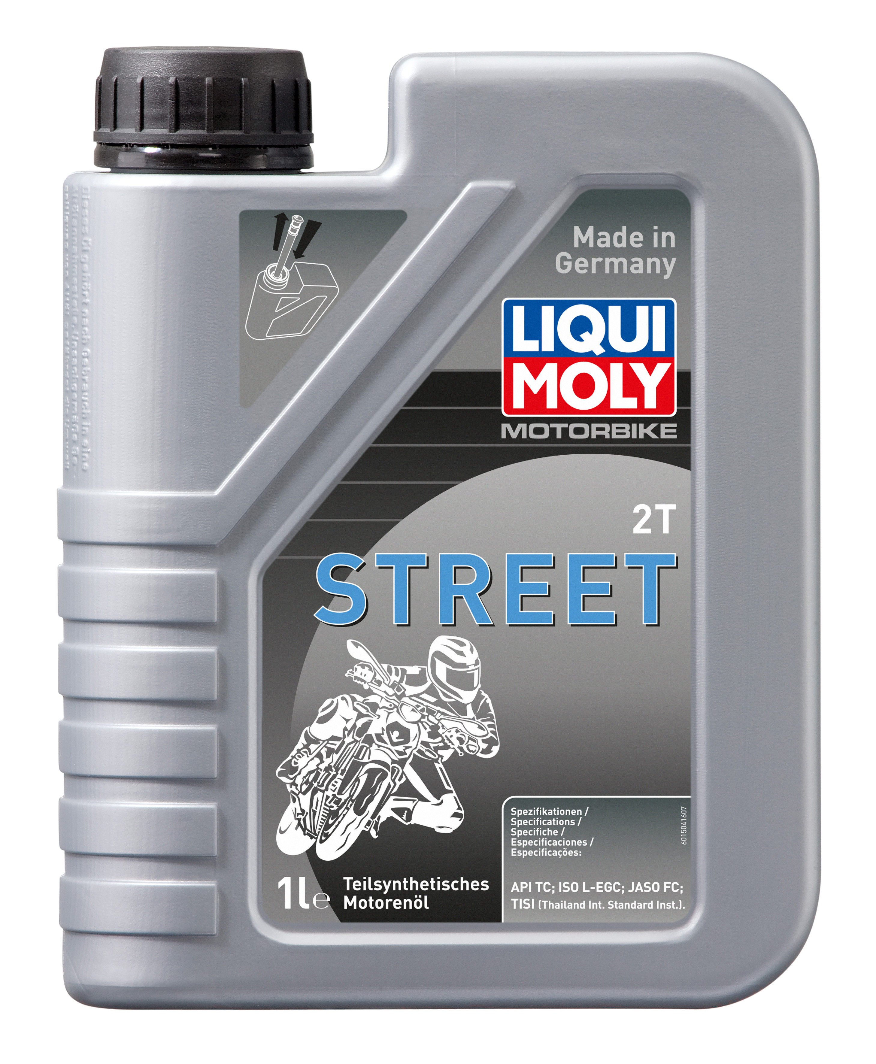 Liqui Moly Motorbike 2T Street teilsynthetisches Motorrad Motoröl 1l