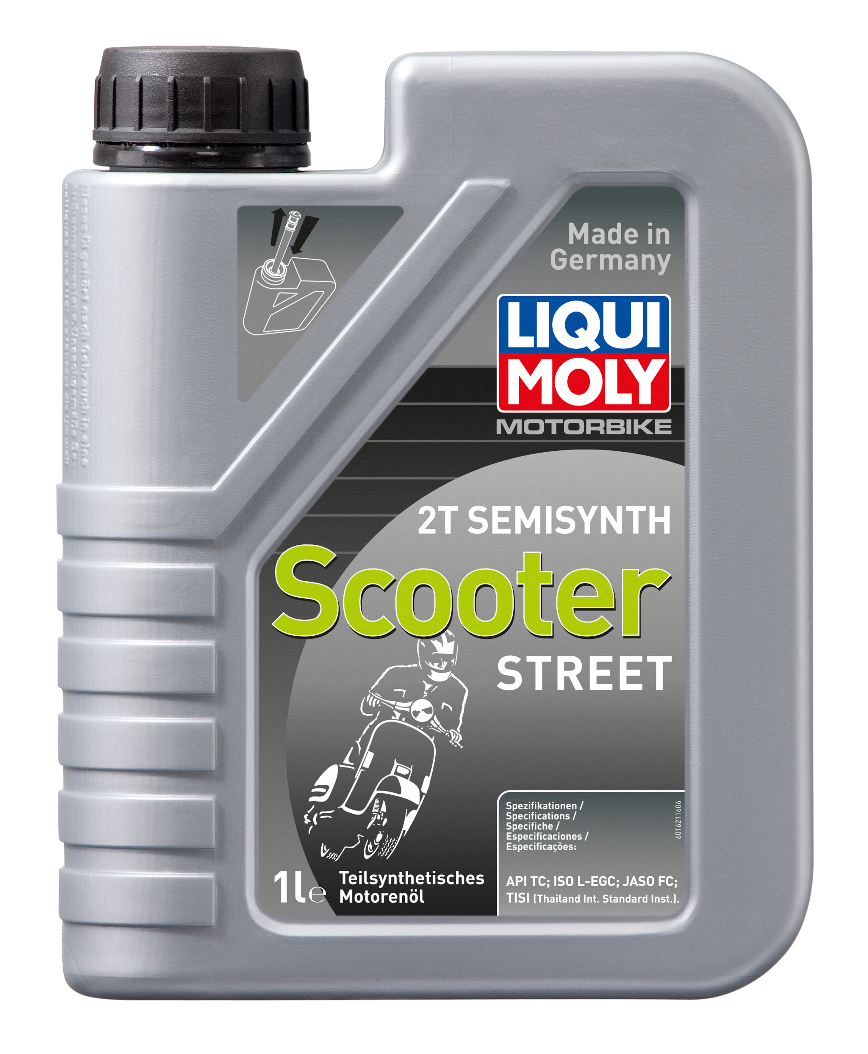 Liqui Moly Motorbike 2T Semisynth Scooter Street teilsynthetisches Motorrad Motoröl 1l