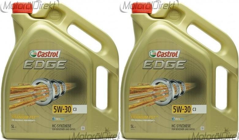 Castrol Edge 5W-30 C3 Fluid Titanium (ex. FST) Motoröl 2x 5 = 10 Liter