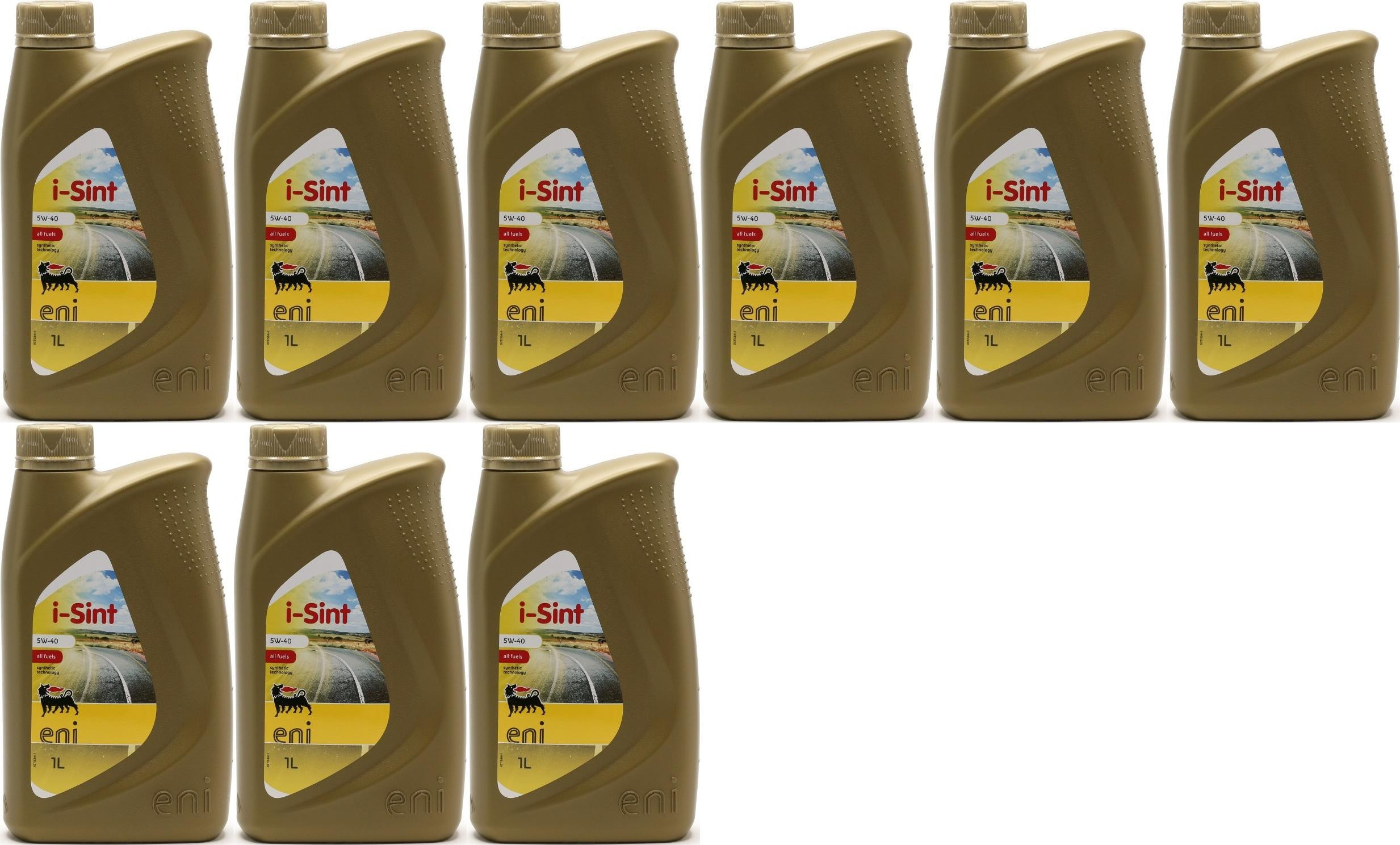 ENI i-Sint 5W-40 Motoröl 9x 1l = 9 Liter