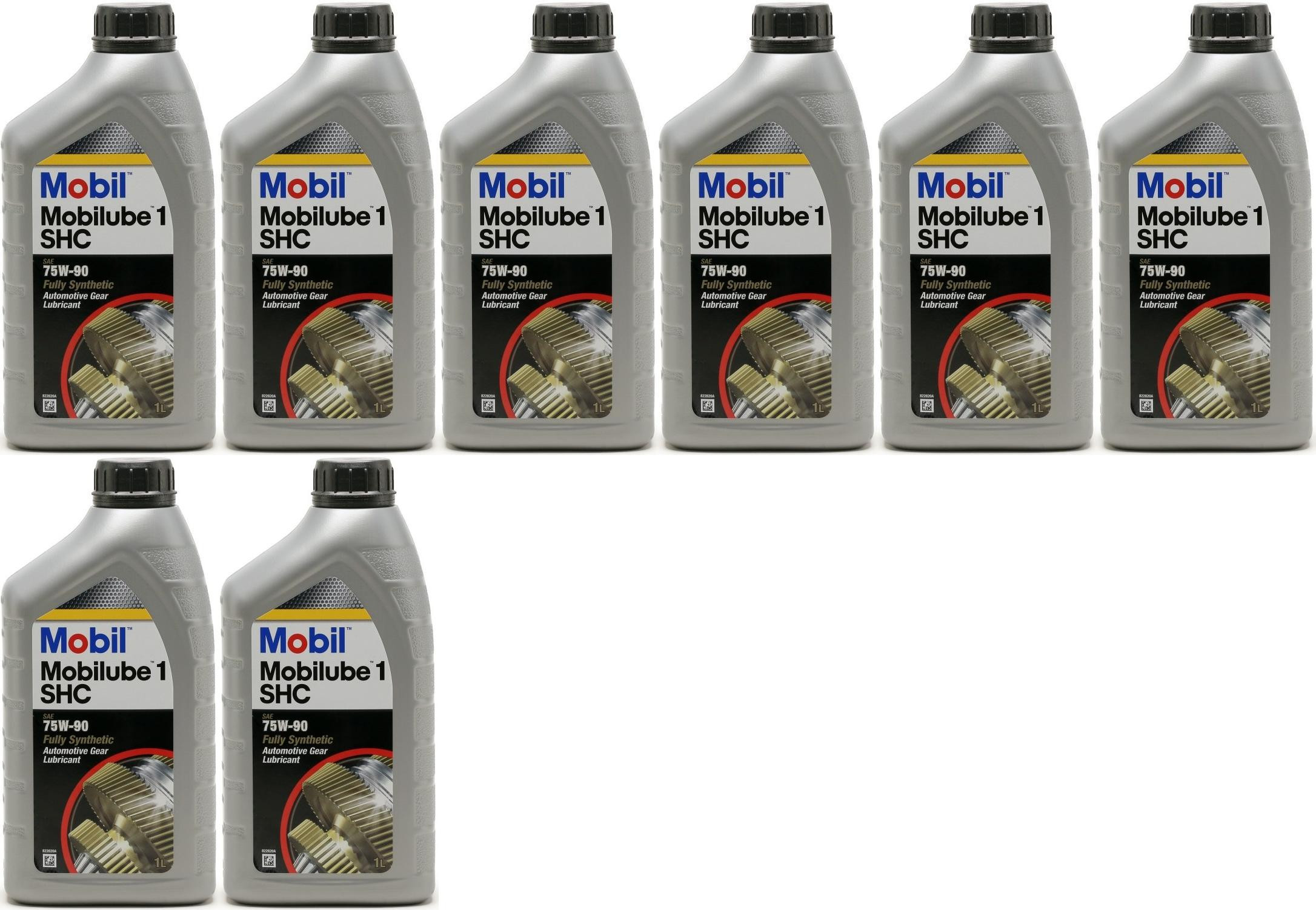 Mobil Mobilube 1 SHC 75W-90 PKW & Motorrad Getriebeöl 8x 1l = 8 Liter