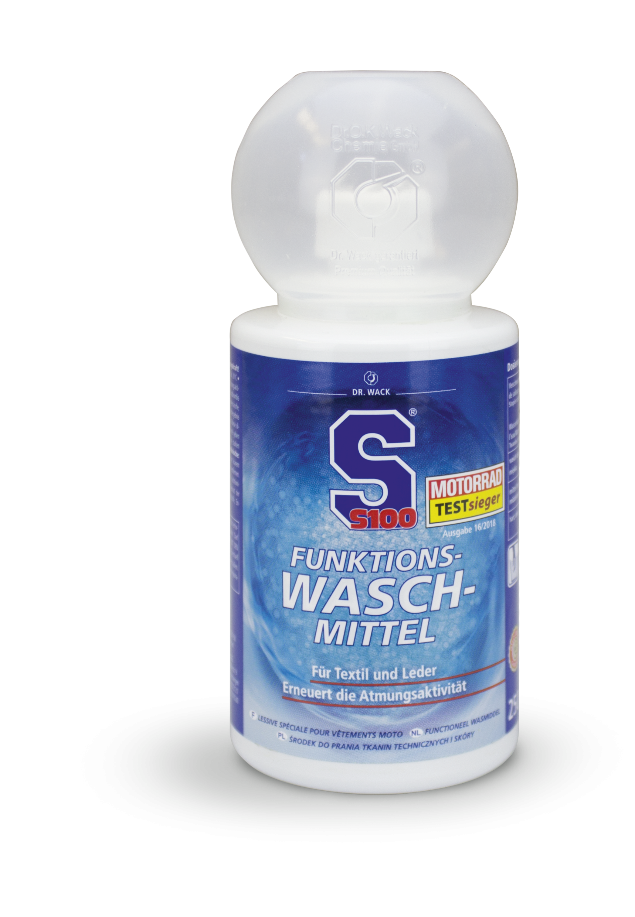 S100 Funktions-Waschmittel mit Waschkugel 250ml