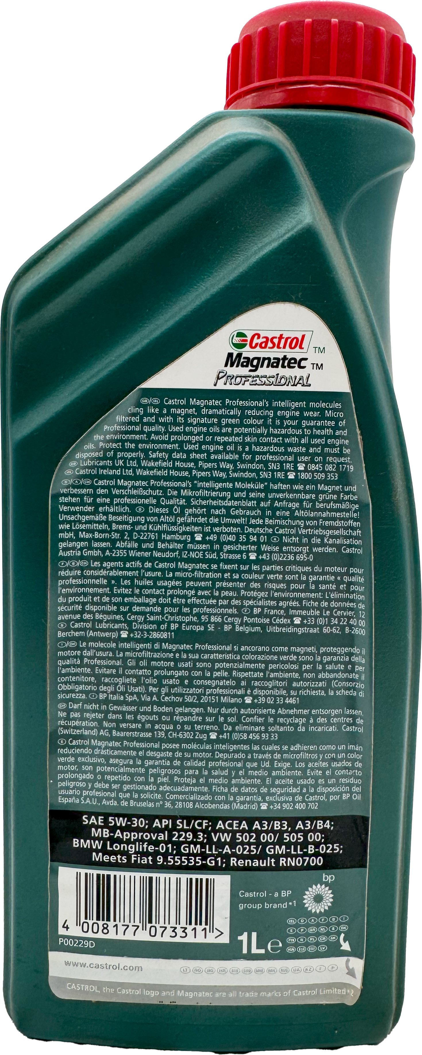 Castrol Magnatec Professional A3 5W-30 Motoröl 1l