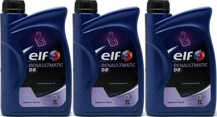 Elf Renaultmatic D2 Automatik 3x 1l = 3 Liter - ATF Automatiköle - Öle ...