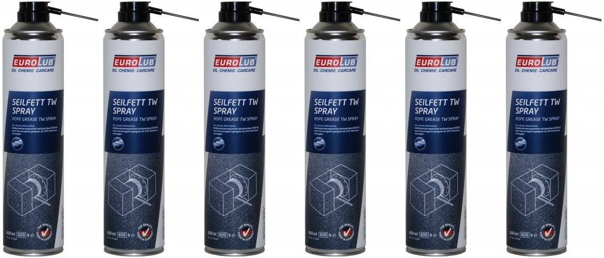 Eurolub Hohlraum-Versiegler Seilfett TW/ Spray 6x 600ml