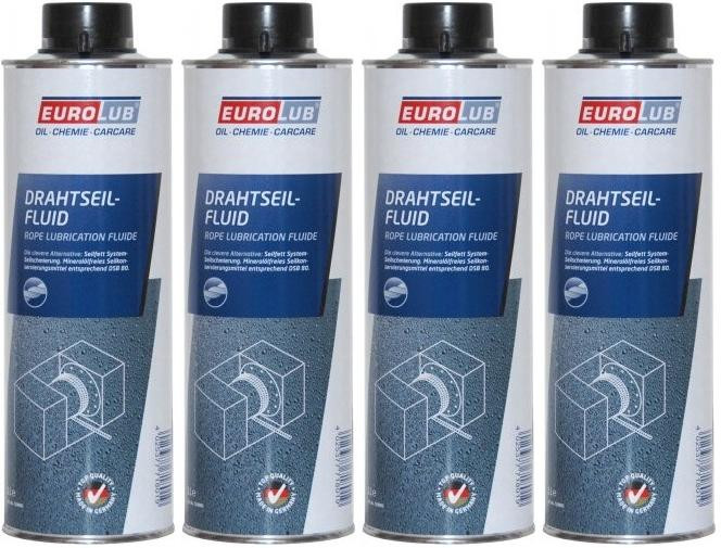 EUROLUB Drahtseil-Fluid 4x 1l = 4 Liter