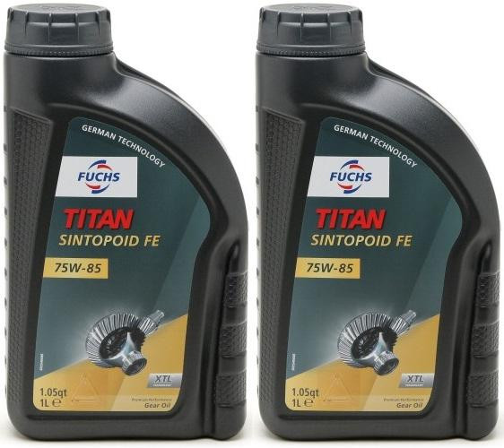 FUCHS TITAN Sintopoid FE 75W-85 Getriebeöl 2x 1l = 2 Liter