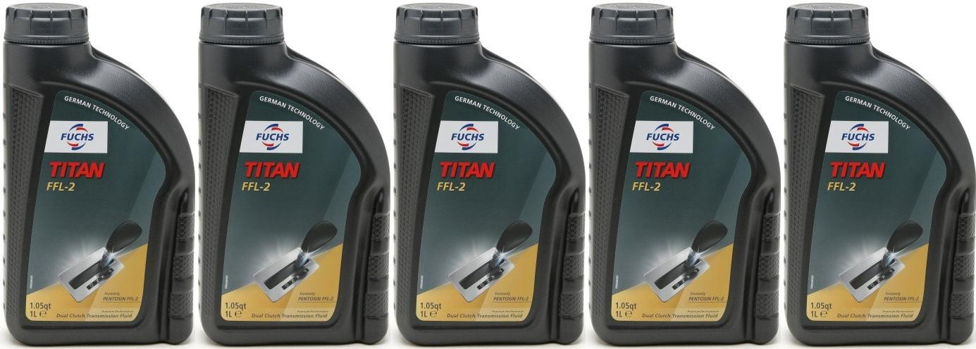 FUCHS Titan FFL-2 Doppelkupplungsgetriebeöl 5x 1l = 5 Liter