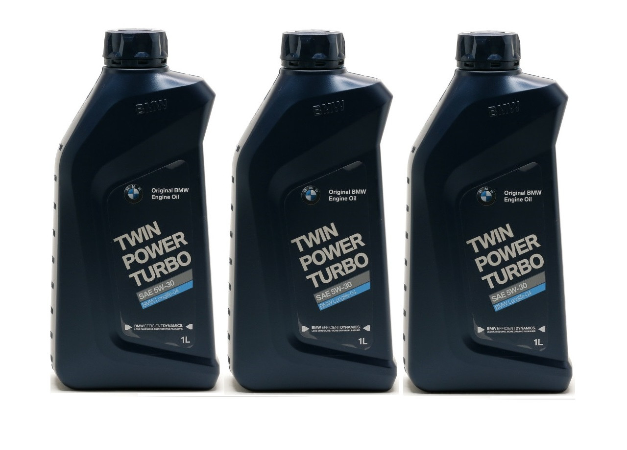 Original BMW Twin Power Turbo Longlife-04 5W-30 Motoröl 3x 1l = 3 Liter