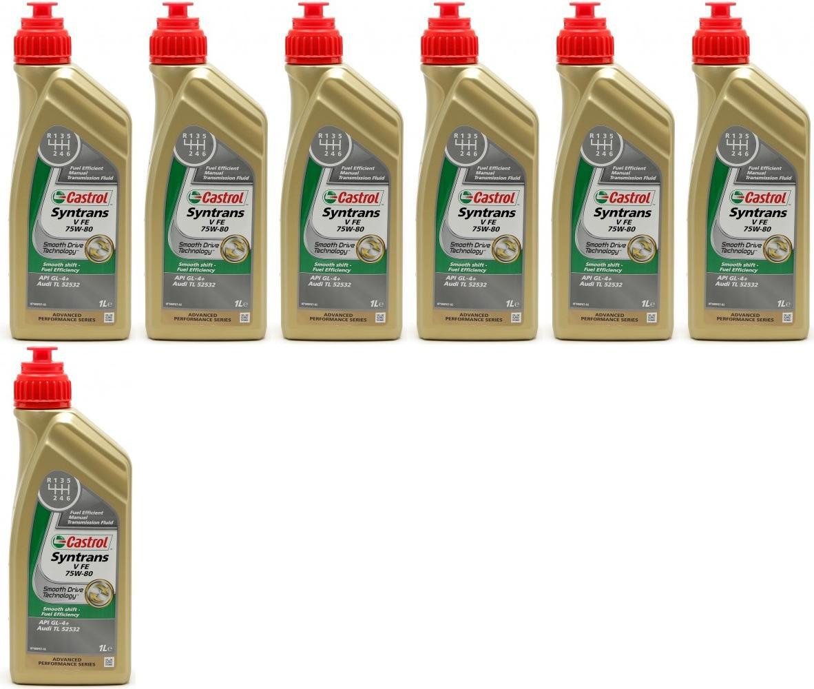 Castrol Transmax Manual V 75W-80 Schaltgetriebeöl 7x 1l = 7 Liter