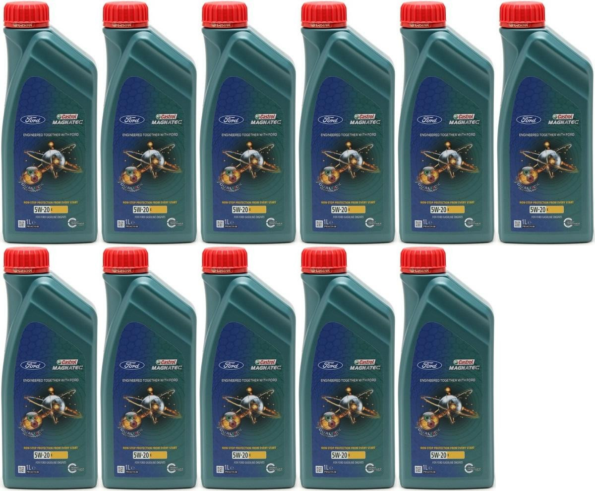 Castrol Magnatec E 5W-20 Motoröl (Ford EcoBoost WSS-M2C948-B) 11x1l=11 Liter