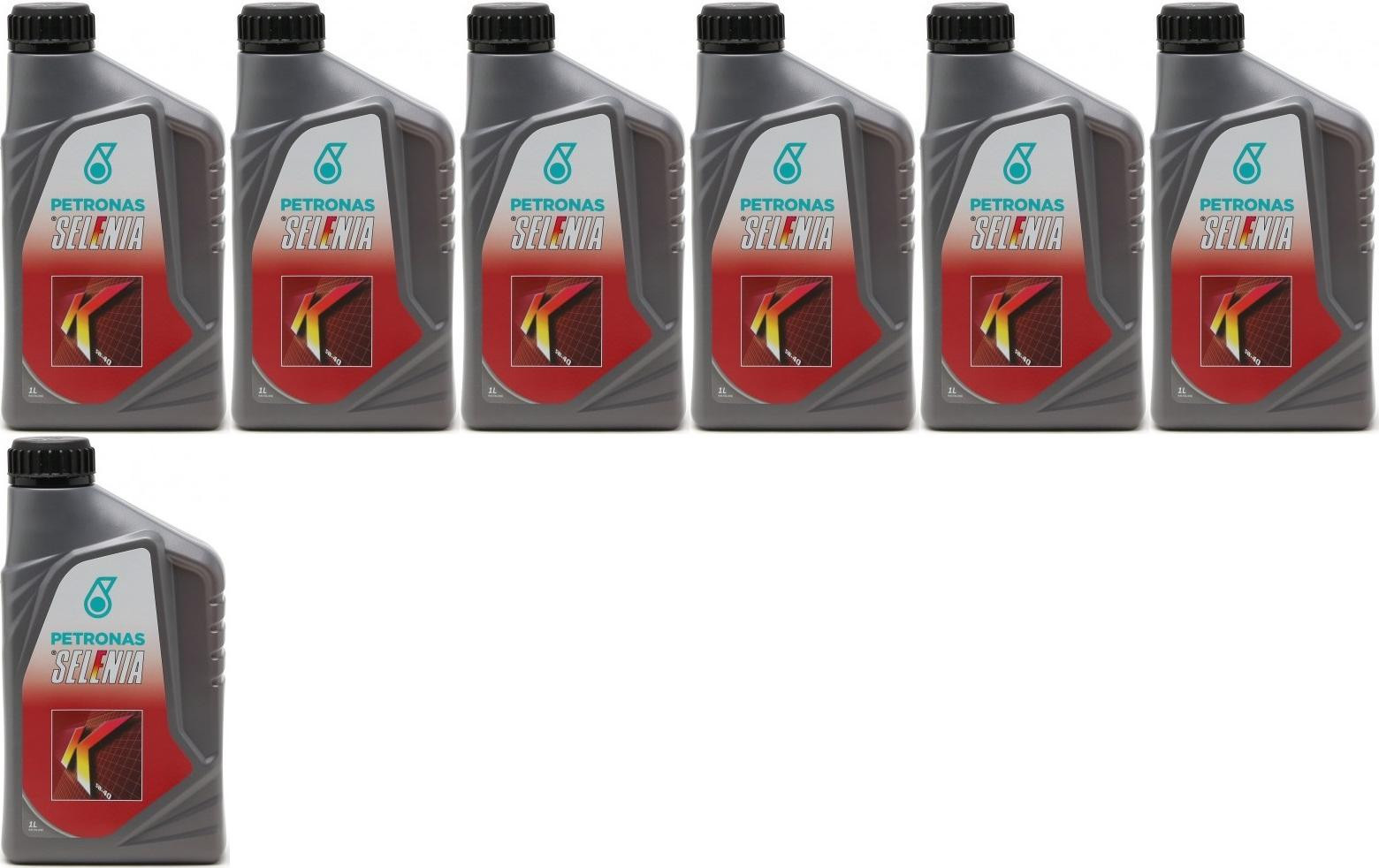Selenia K 5W-40 Motoröl 7x 1l = 7 Liter