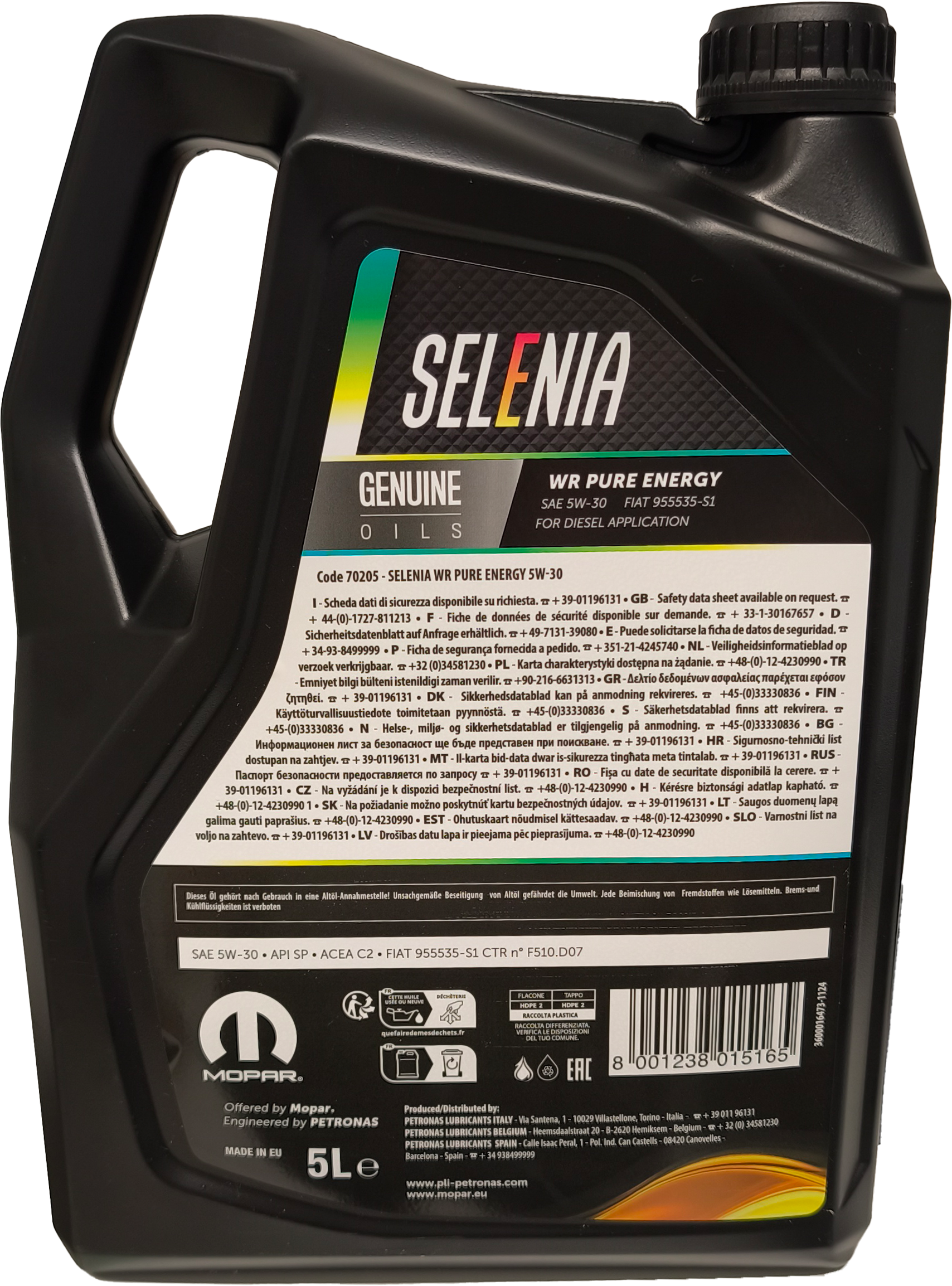Selenia PERFORM W.R. 5W-30 Motoröl 5l