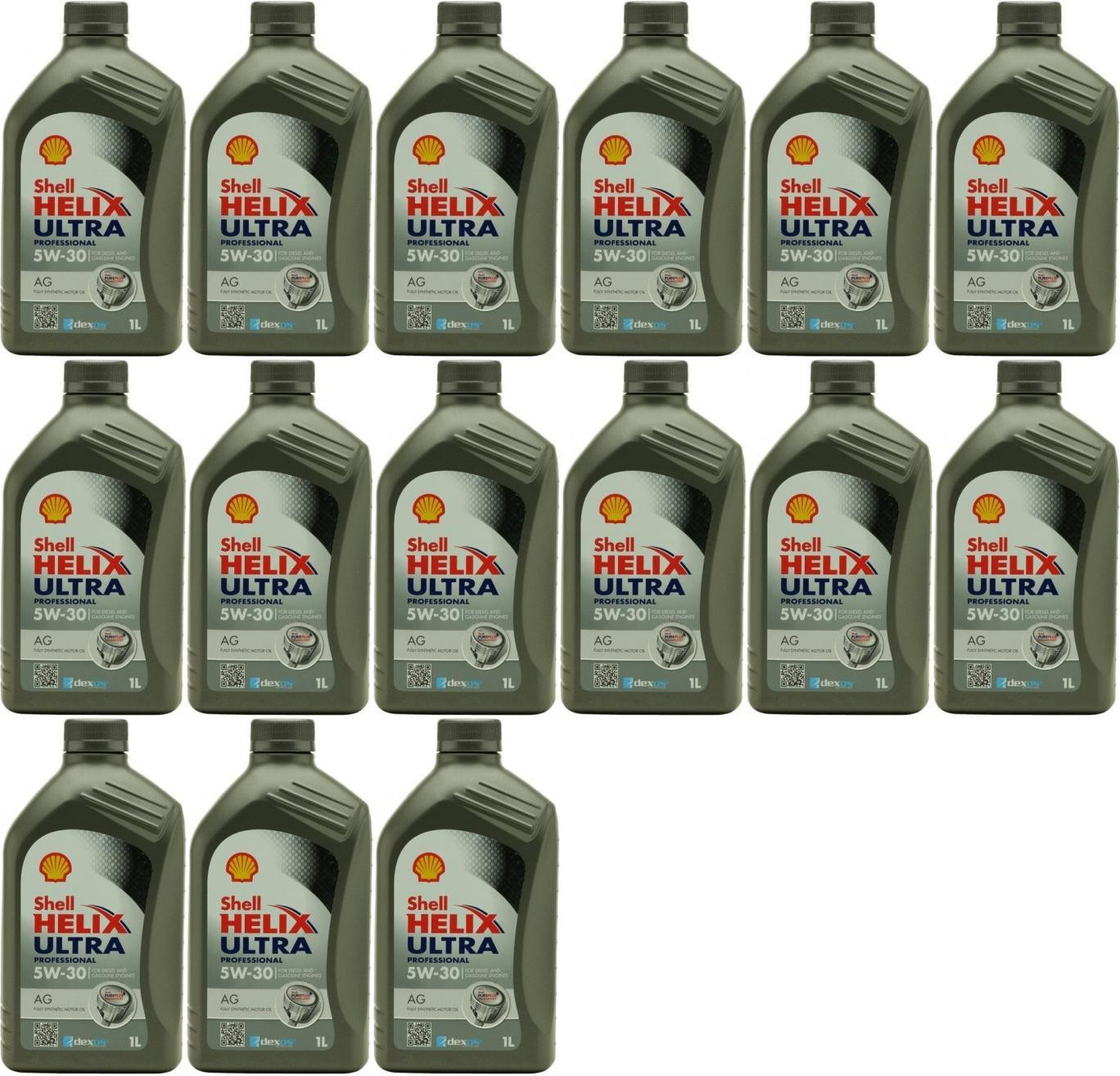 Shell Helix Ultra Professional AG 5W-30 Motoröl 15x 1l = 15 Liter