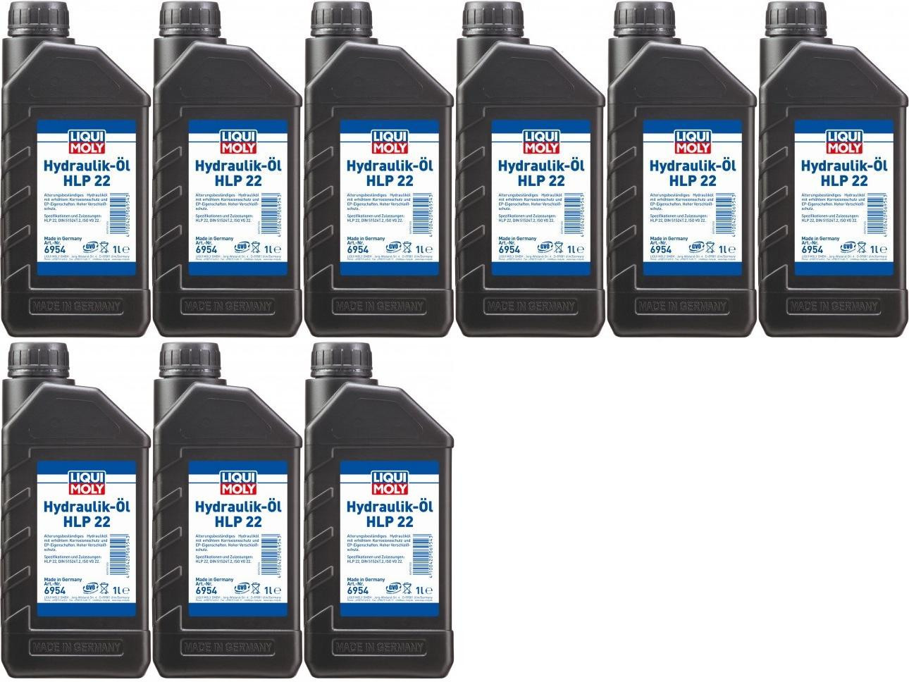 Liqui Moly 6954 Hydrauliköl HLP 22 9x 1l = 9 Liter