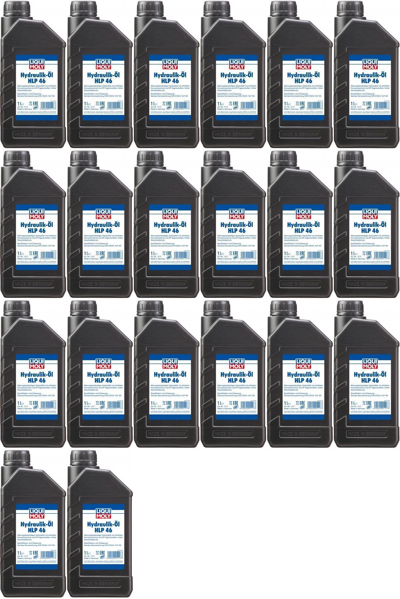 Liqui Moly 1117 Hydrauliköl HLP 46 20x 1l = 20 Liter