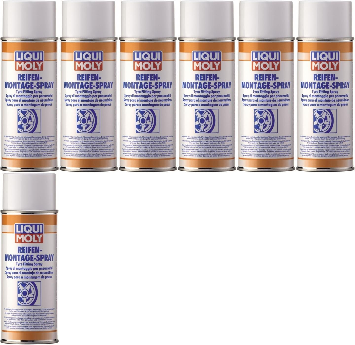 Liqui Moly 1658 Reifen-Montage-Spray 7x 400 Milliliter
