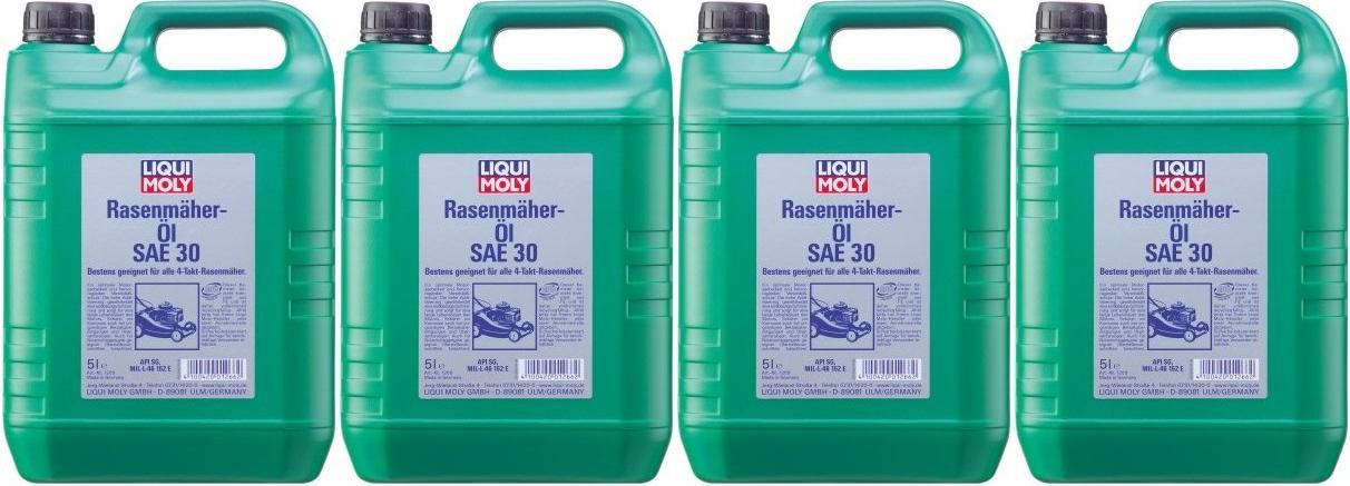 Liqui Moly 1266 RasenmäherÖl SAE 30 4x 5 = 20 Liter Rasenmäheröl