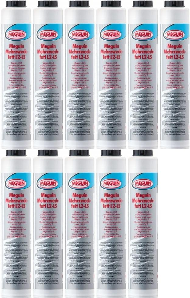 Meguin 9028 Mehrzweckfett L2 Lube Shuttle Fett Kartusche 11x 400 Gramm