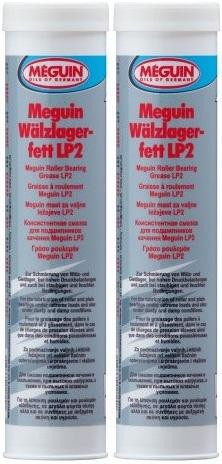 Meguin 4769 Wälzlagerfett LP2 Fett Kartusche 2x 400 Gramm