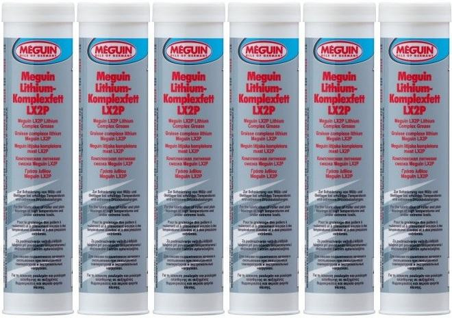 Meguin megol 8645 Meguin megol Lithium-Komplexfett LX2P Kartusche 6x ...