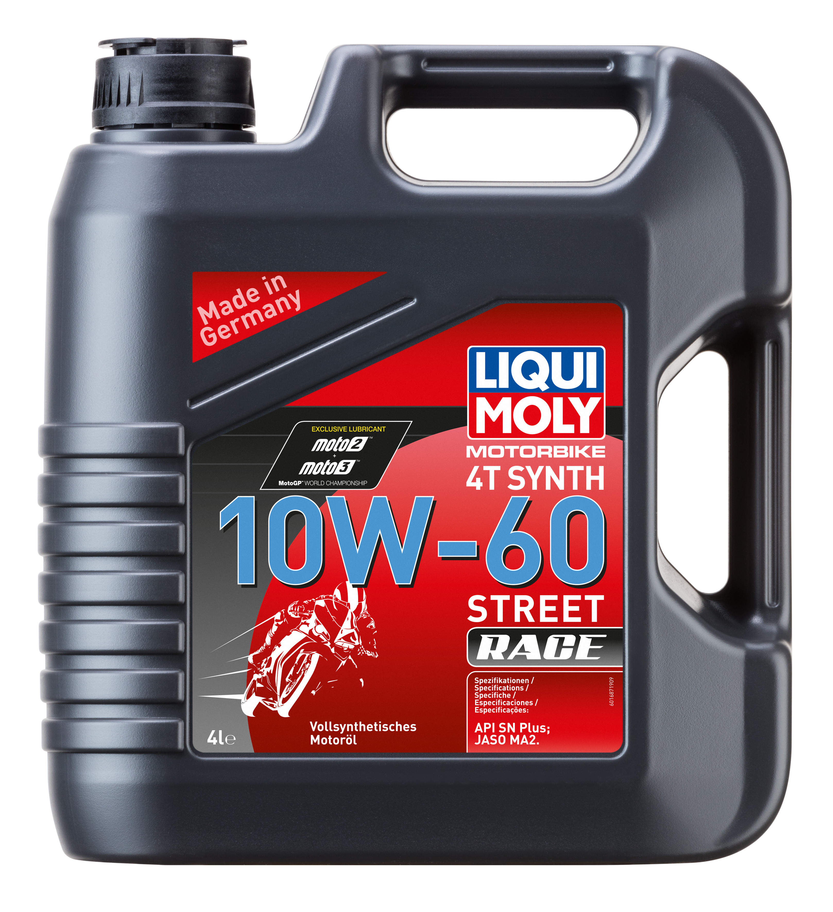 Liqui Moly 1687 Motorbike 4T Synth 10W-60 Street Race Motorrad Motoröl 4l