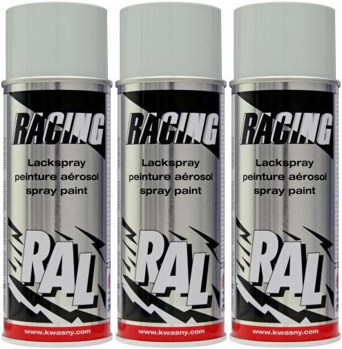 RACING RAL 7035 Lichtgrau 3x 400 Milliliter