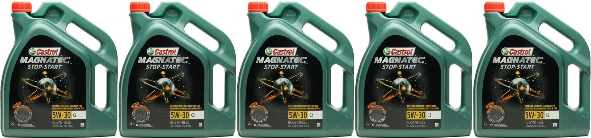 Castrol Magnatec Stop-Start 5W-30 C2 5x 5 = 25 Liter
