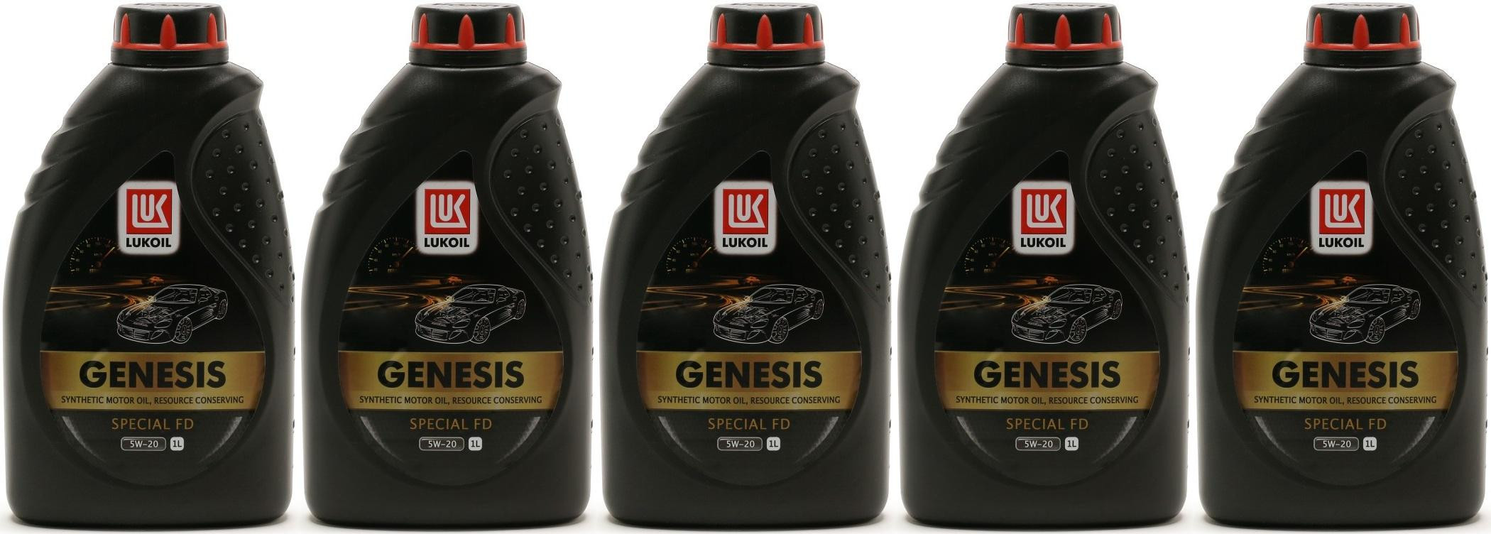Lukoil Genesis Special FD 5W-20 Motoröl 5x 1l = 5 Liter - SAE 5W-20 ...