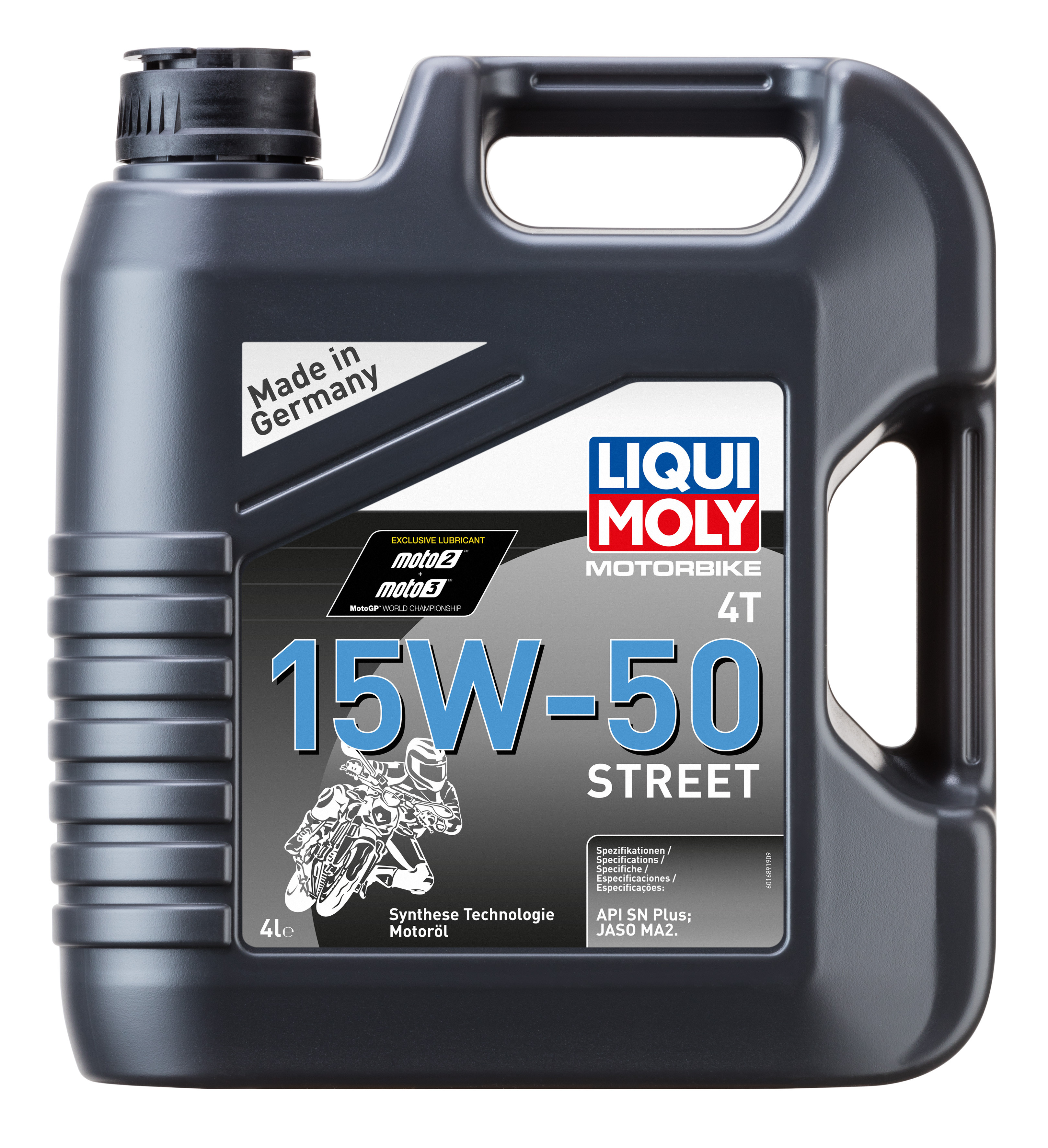 Liqui Moly 1689 Motorbike 4T 15W-50 Street Motorrad Motoröl 4l
