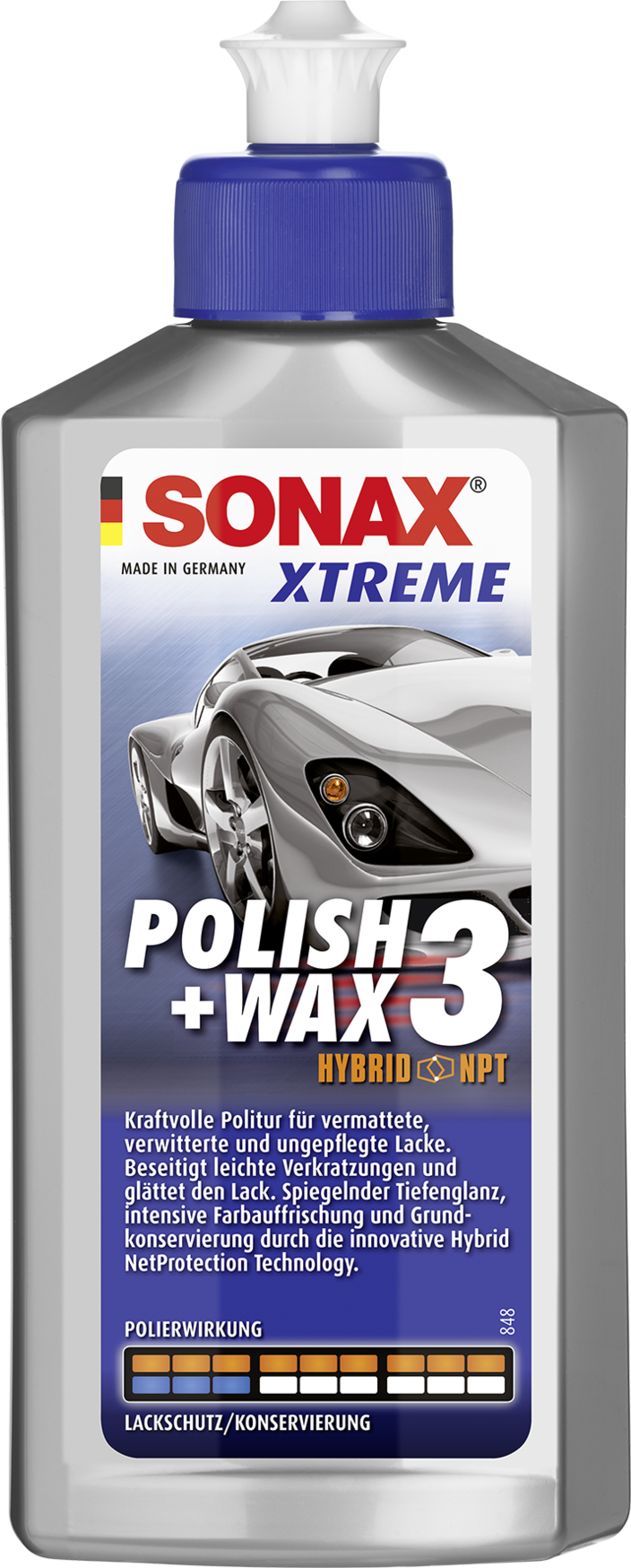 SONAX XTREME Polish & Wax 3 Hybrid NPT 250ml