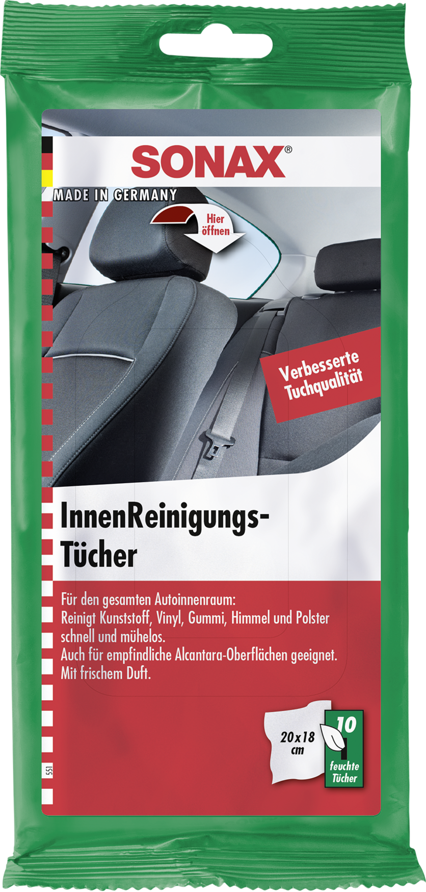 Sonax InnenReinigungsTücher 10Stk.