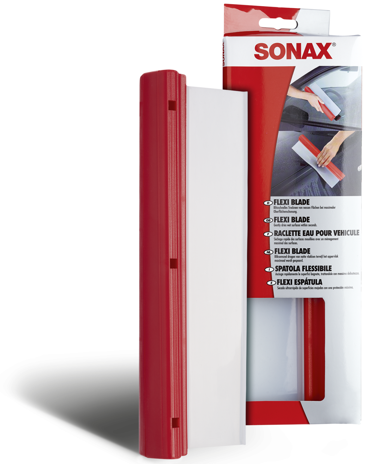 SONAX 04174000 - Fahrzeug-Wasserabzieher - FlexiBlade