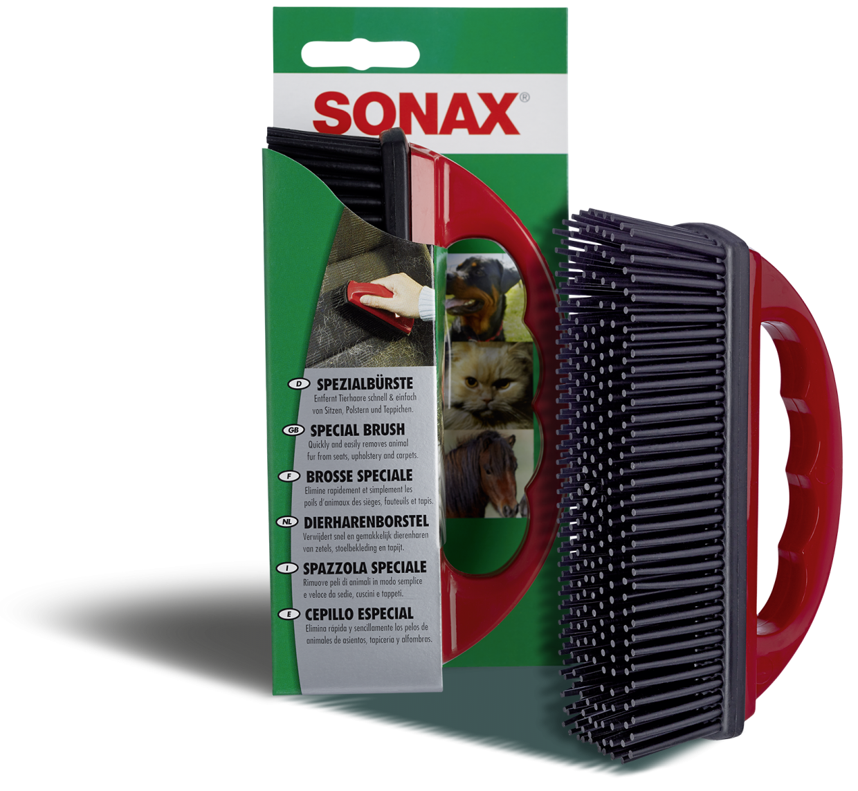 Sonax SpezialBürste zur Entfernung von Tierhaaren