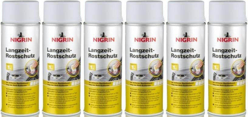 Nigrin Rostprimer-Spray grau 6x 400 Milliliter