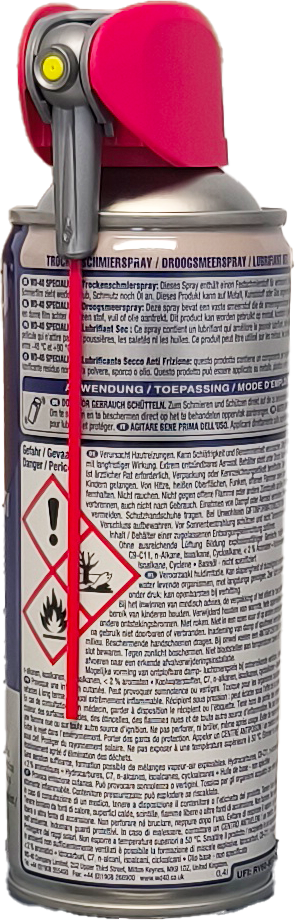 WD-40 SPECIALIST Smart Straw Reibungsreduzierendes Trockenschmierspray 400ml