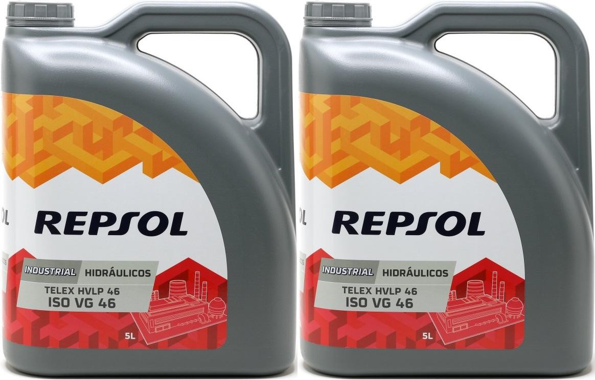 Repsol Hydrauliköl TELEX HVLP 46 2x 5 = 10 Liter