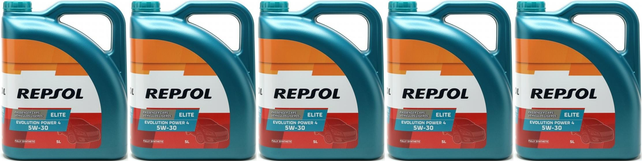 Repsol Elite Evolution Power 15W-30 Motorenöl – Synthetisch, Fuel Economy, Für Partikelfilter (ACEA C1)
